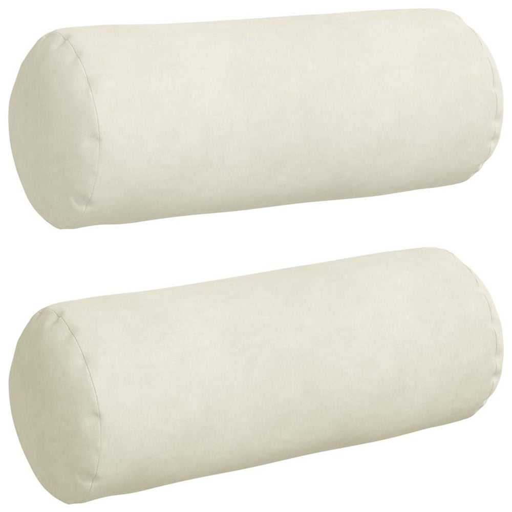 Creme Cord Bolsterkissen 2er-Set, 15x40 cm