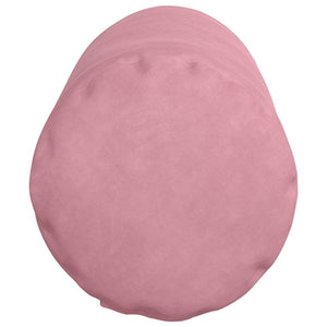 vidaXL Traversin 2 pièces rose Ø 25 x 70 cm en velours côtelé