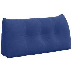 Samt Rückenkissen Polizeiblau 100cm