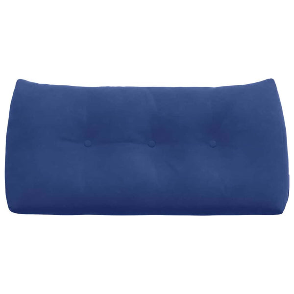 Samt Rückenkissen Polizeiblau 100cm