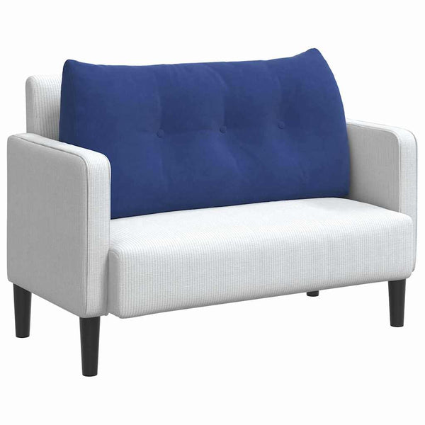 Samt Rückenkissen Polizeiblau 100cm
