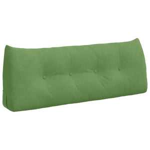 Hellgrünes Samt Rückenkissen 120cm