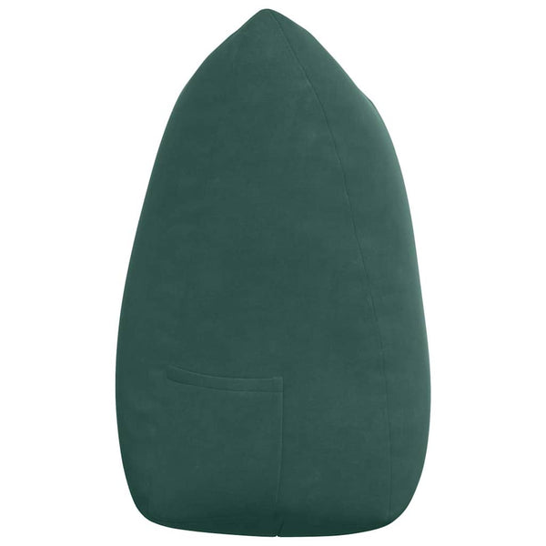 Dunkelgrünes Samt Rückenkissen 140cm