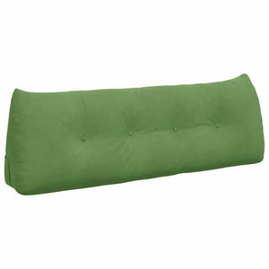 Hellgrünes Samt Rückenkissen 140 cm