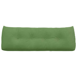 Hellgrünes Samt Rückenkissen 140 cm