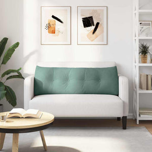 Samt Rückenkissen Meergrün 140 cm