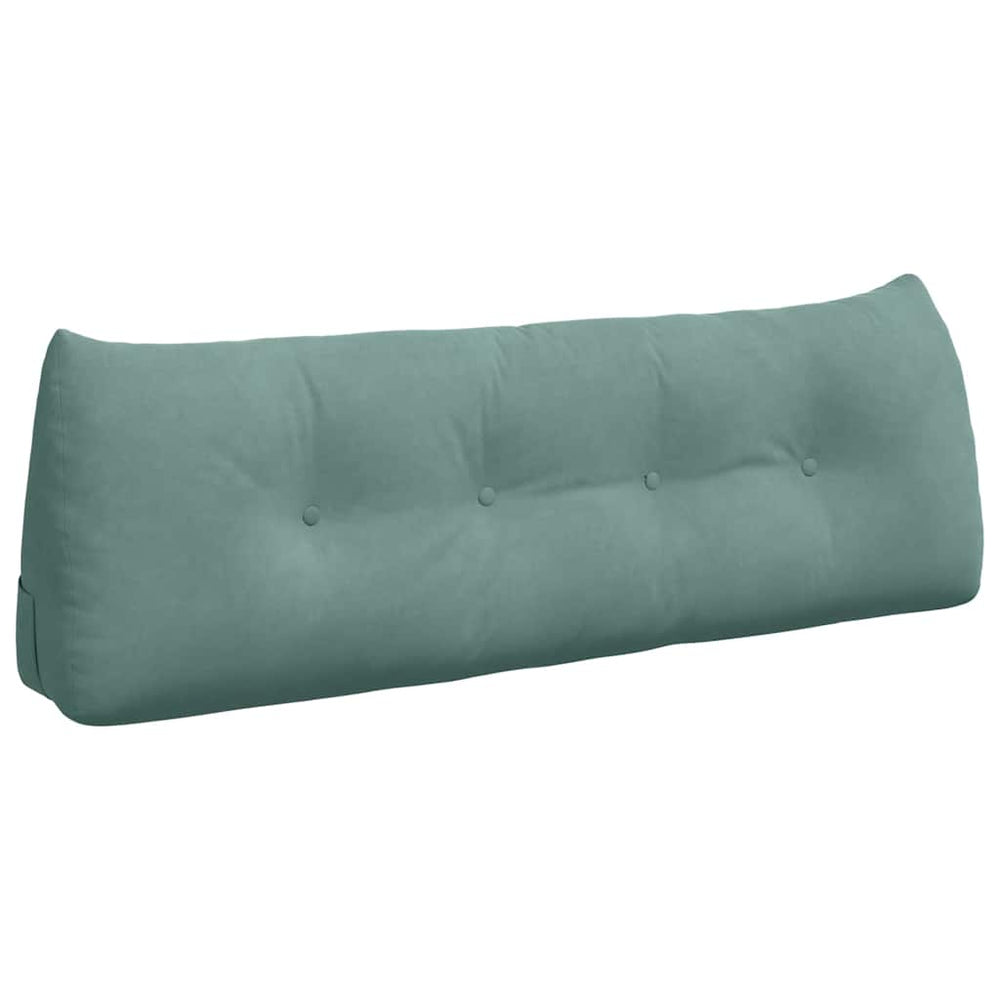 Samt Rückenkissen Meergrün 140 cm