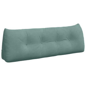 Samt Rückenkissen Meergrün 140 cm
