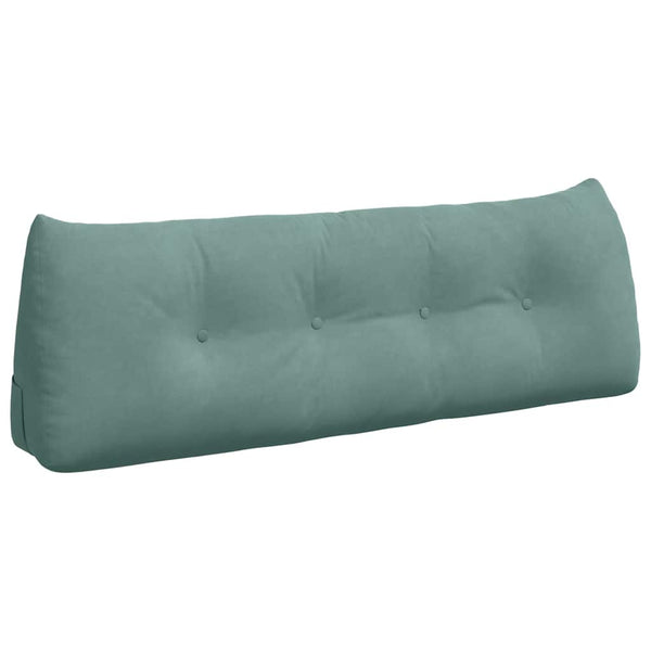 Samt Rückenkissen Meergrün 140 cm