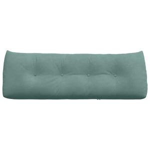 Samt Rückenkissen Meergrün 140 cm