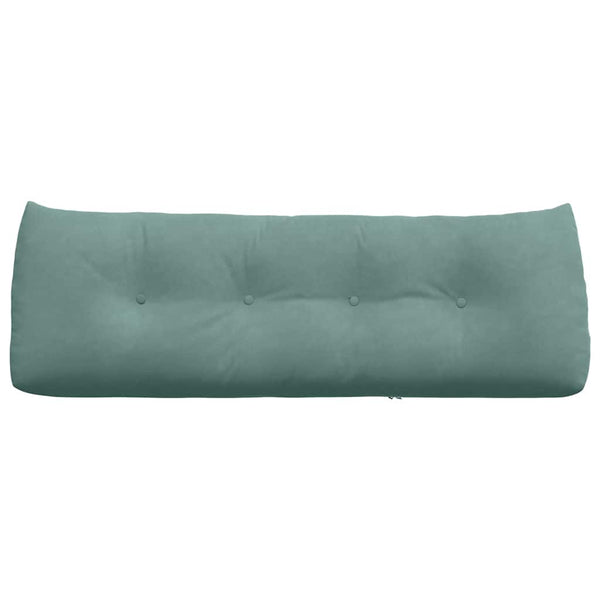 Samt Rückenkissen Meergrün 140 cm