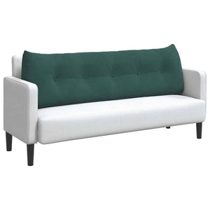 Dunkelgrünes Samt Rückenkissen 160 cm