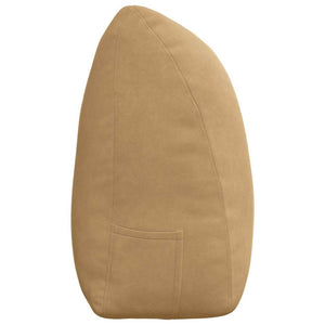 Samt Rücken Kissen Braun 200cm