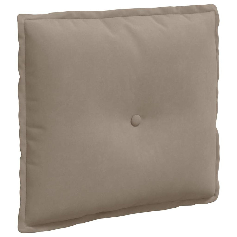 Rückenkissen Taupe Mikrofaser 50x45 cm