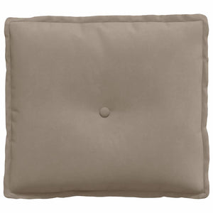 Rückenkissen Taupe Mikrofaser 50x45 cm