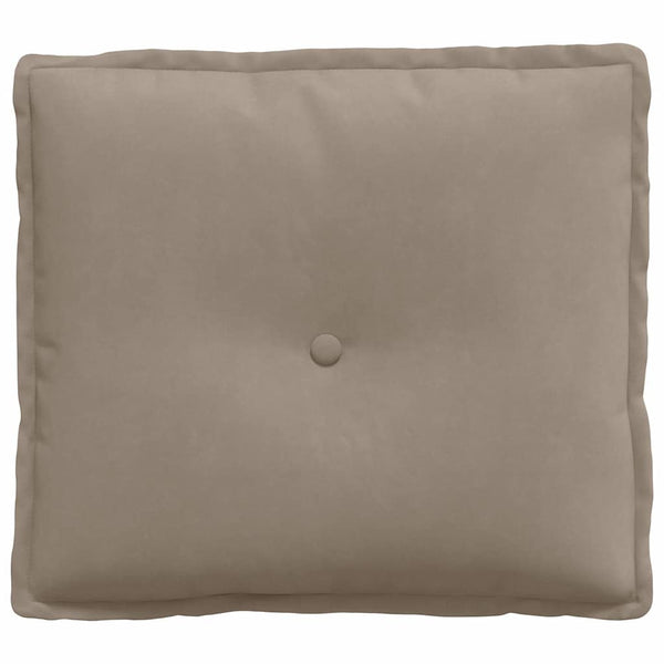 Rückenkissen Taupe Mikrofaser 50x45 cm