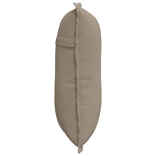 Rückenkissen Taupe Mikrofaser 50x45 cm