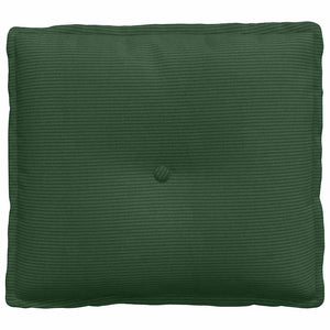 Rückenkissen Dschungelgrün Cord 50x45cm