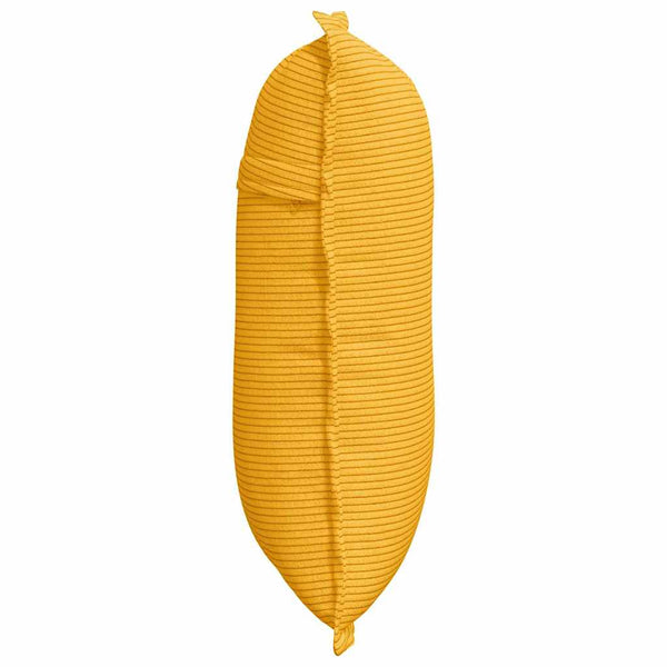 Rückenkissen Gelb Cord 50x45 cm