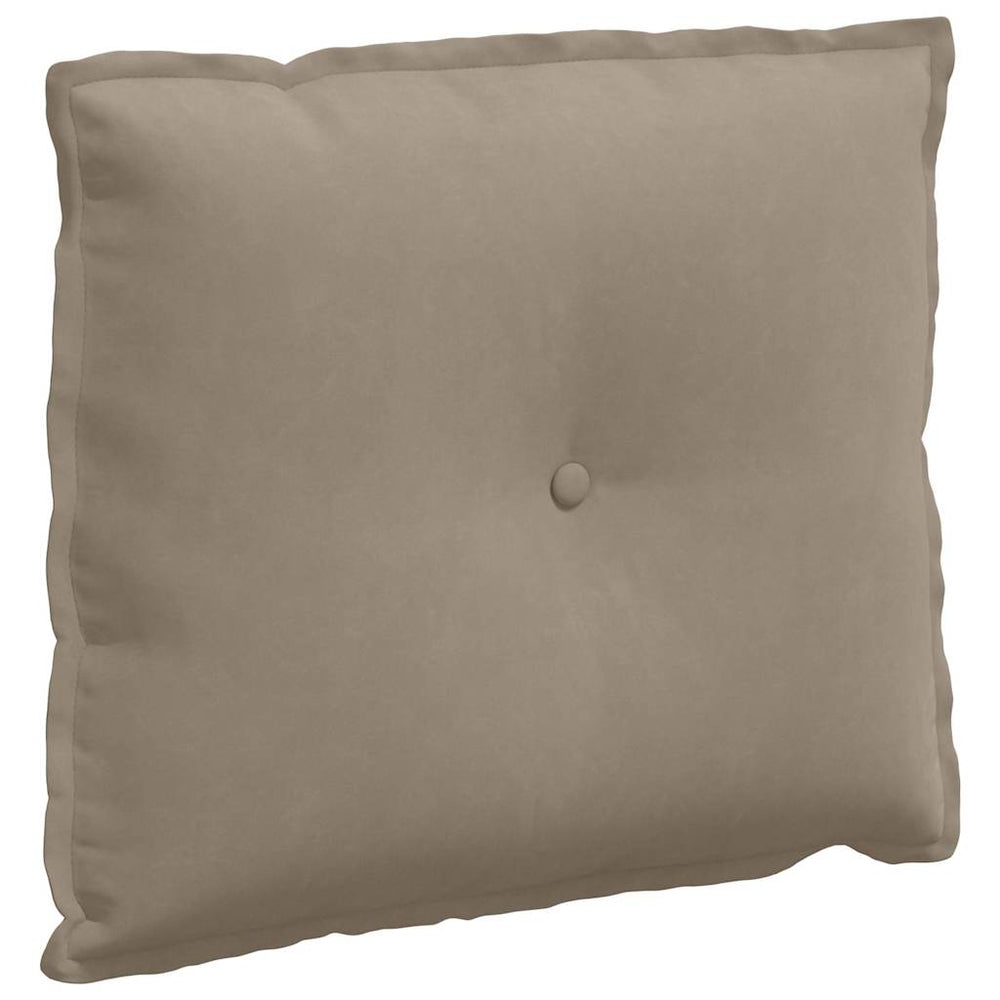Rückenkissen Taupe 60x50 cm