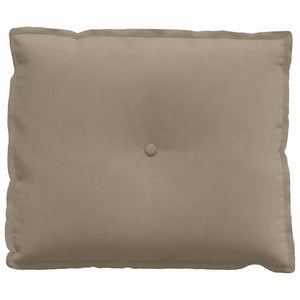 Rückenkissen Taupe 60x50 cm