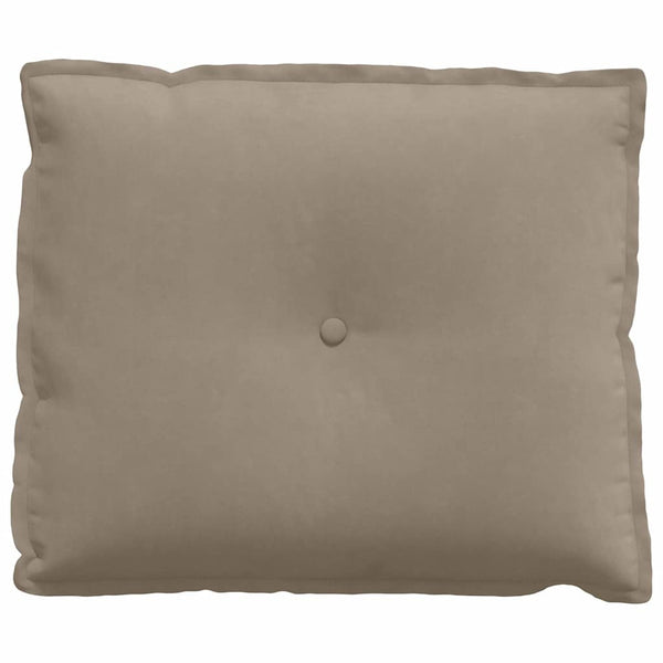Rückenkissen Taupe 60x50 cm