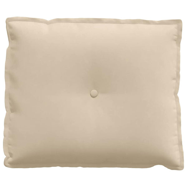 Rückenkissen Creme 60x50 cm Mikrofaser