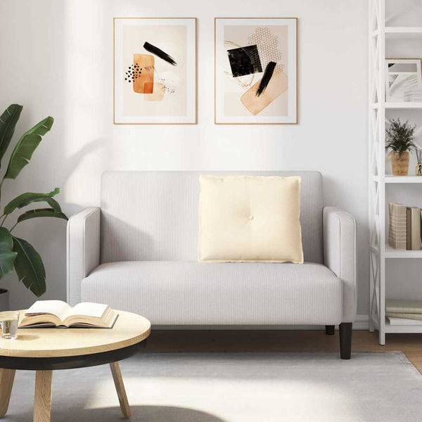 Rückenkissen Creme Cord 60x50 cm