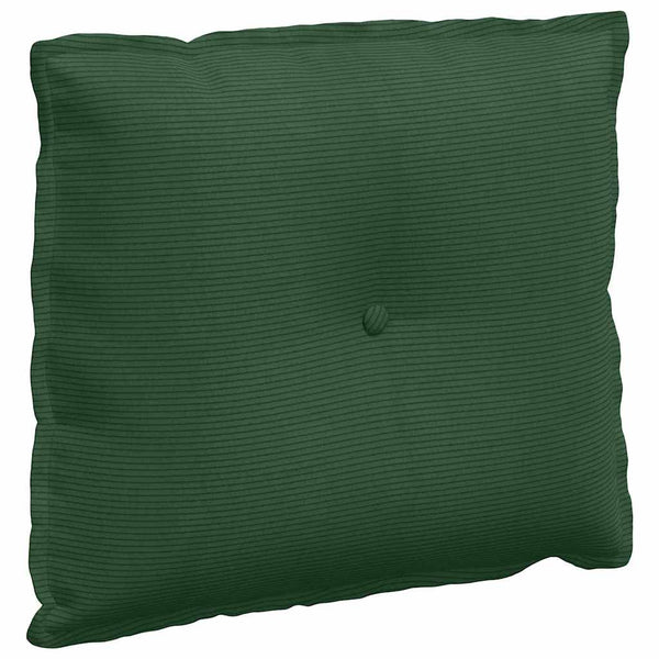 Rückenkissen Dschungelgrün Cord 60x50 cm
