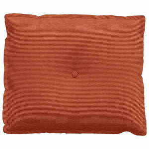 Rückenkissen Cord Rot-Orange 60x50 cm
