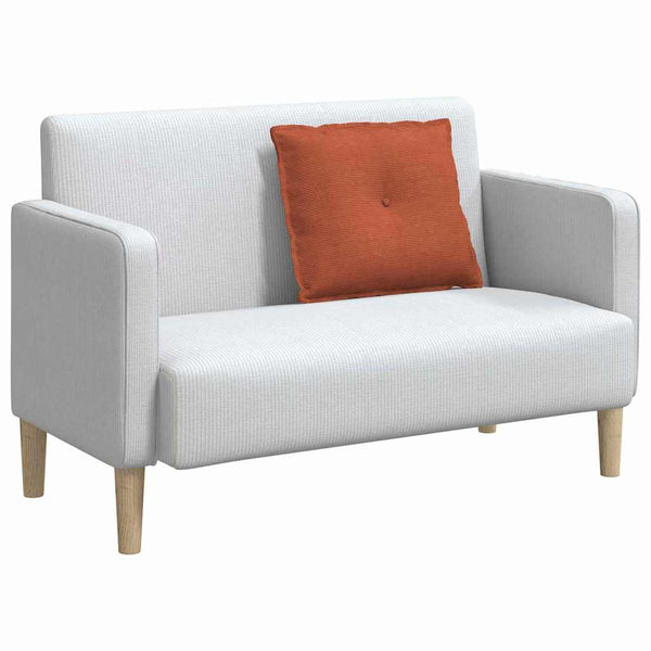 Rückenkissen Cord Rot-Orange 60x50 cm