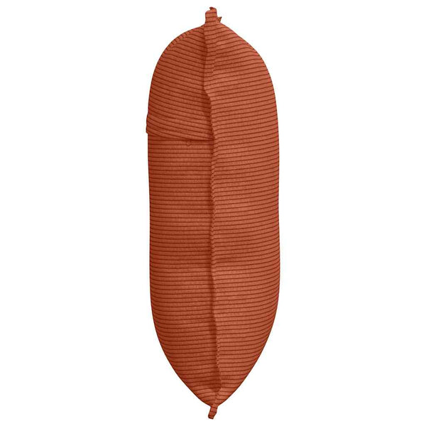 Rückenkissen Cord Rot-Orange 60x50 cm