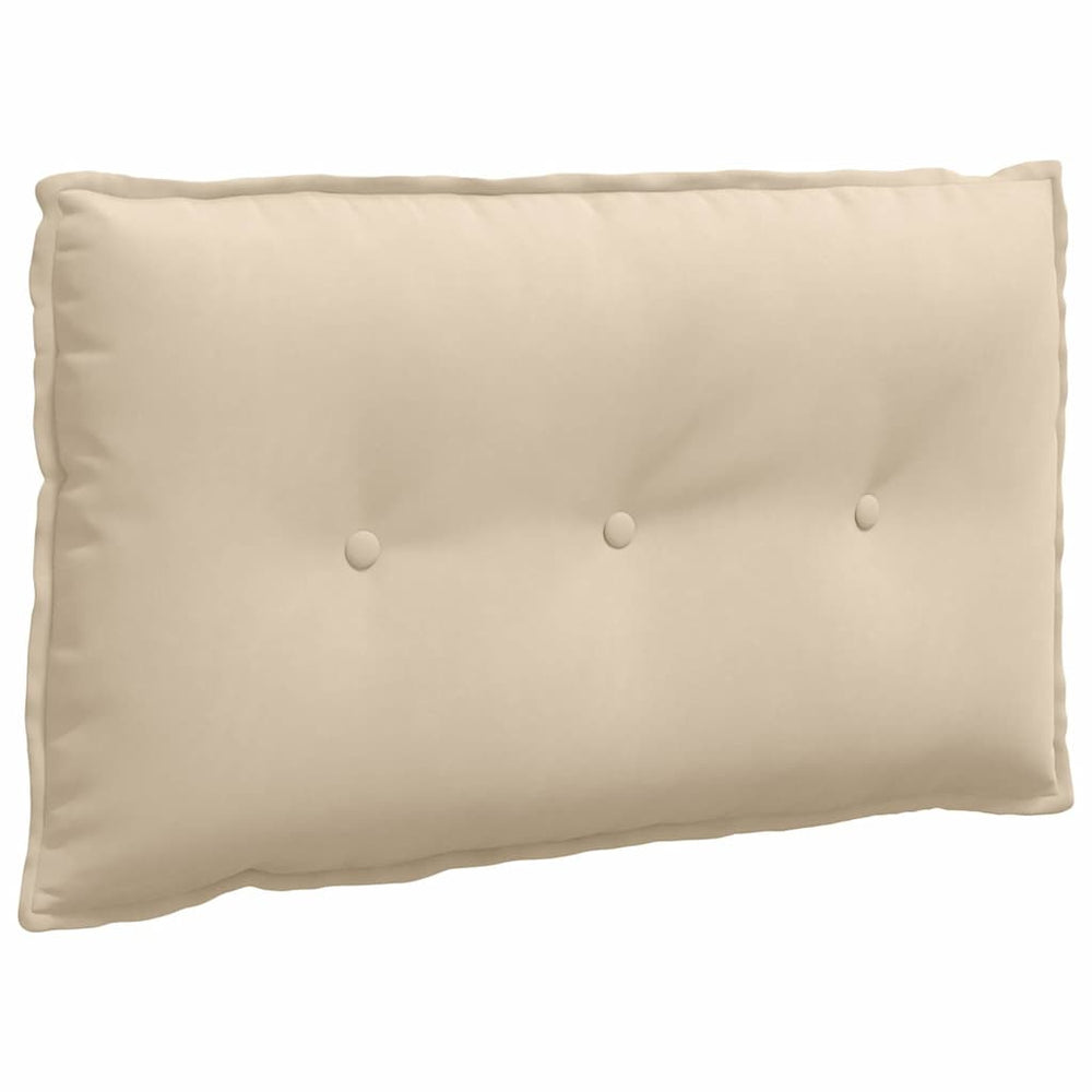 Creme Rückenkissen 80x50 cm Mikrofaser