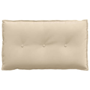 Creme Rückenkissen 80x50 cm Mikrofaser