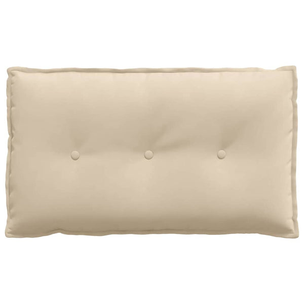Creme Rückenkissen 80x50 cm Mikrofaser