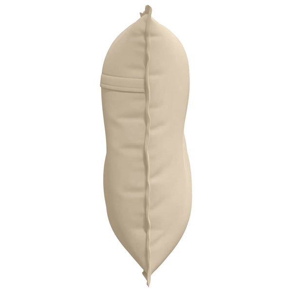 Creme Rückenkissen 80x50 cm Mikrofaser