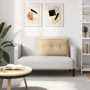 Rückenkissen Cord Grau-Grün 80x50 cm