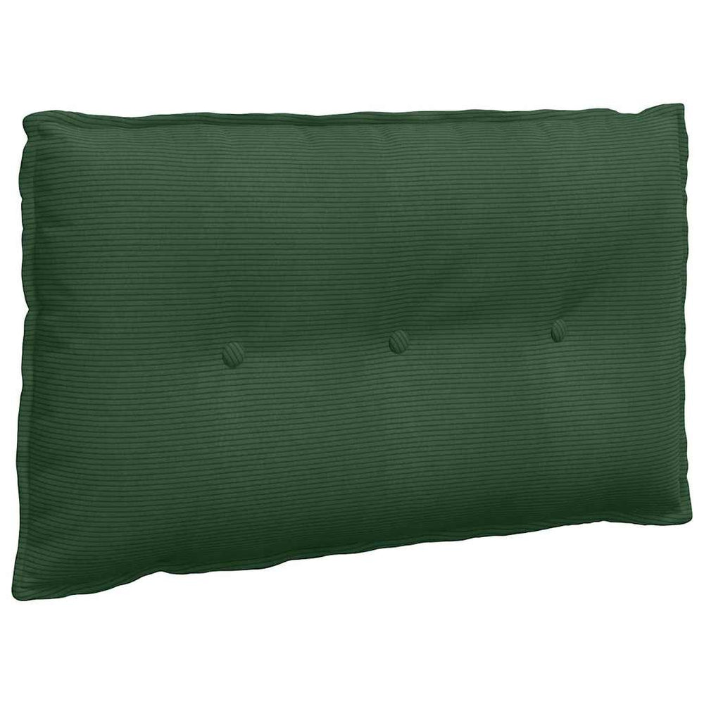 Rückenkissen Dschungelgrün Cord 80x50 cm