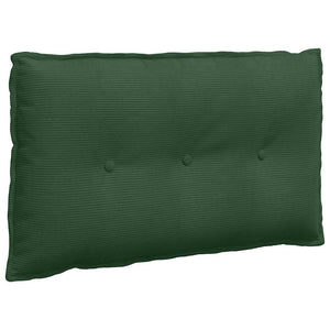 Rückenkissen Dschungelgrün Cord 80x50 cm