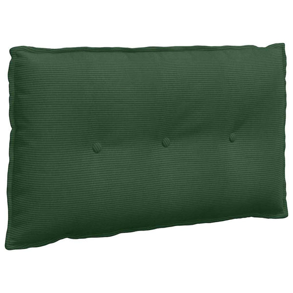 Rückenkissen Dschungelgrün Cord 80x50 cm