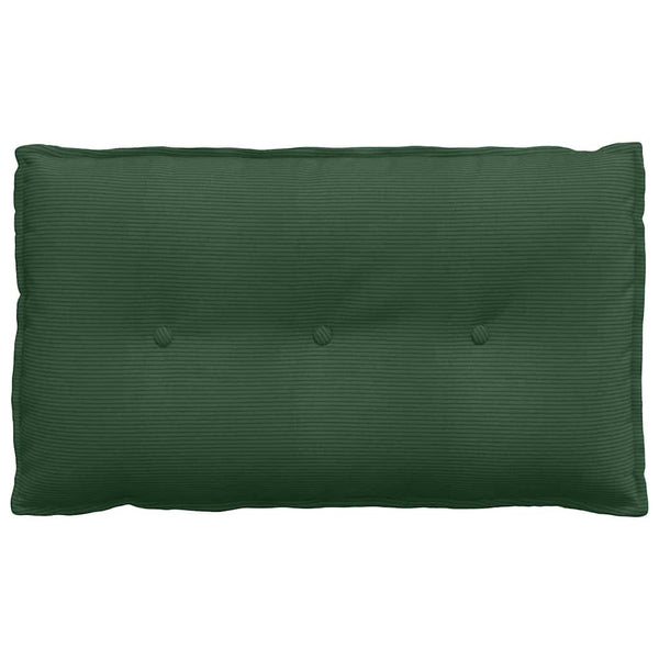 Rückenkissen Dschungelgrün Cord 80x50 cm