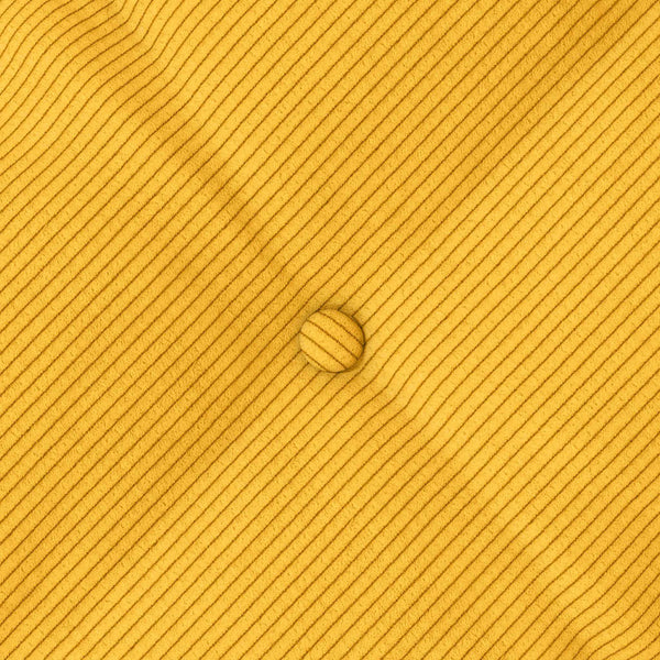 Rückenkissen Gelb Cord 80x50cm