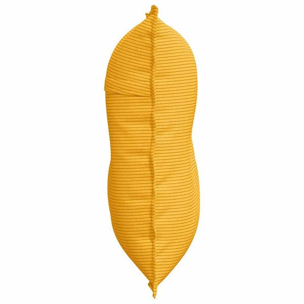 Rückenkissen Gelb Cord 80x50cm