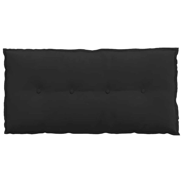Schwarzes Rückenkissen 100x50 cm