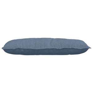 Blaues Rückenkissen 100 x 50 cm aus Cordstoff