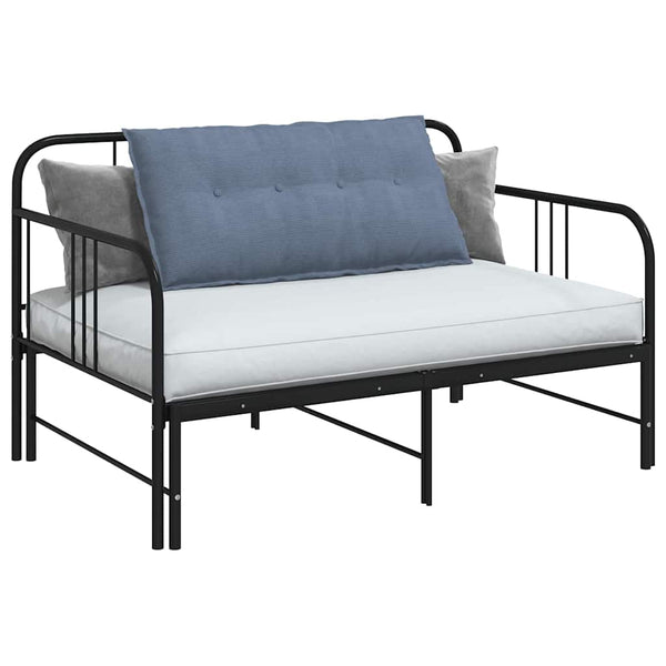 Blaues Rückenkissen 100 x 50 cm aus Cordstoff