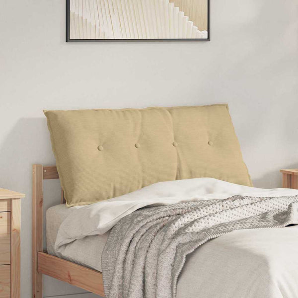 Rückenkissen Cordstoff Grau-Grün 100x50cm