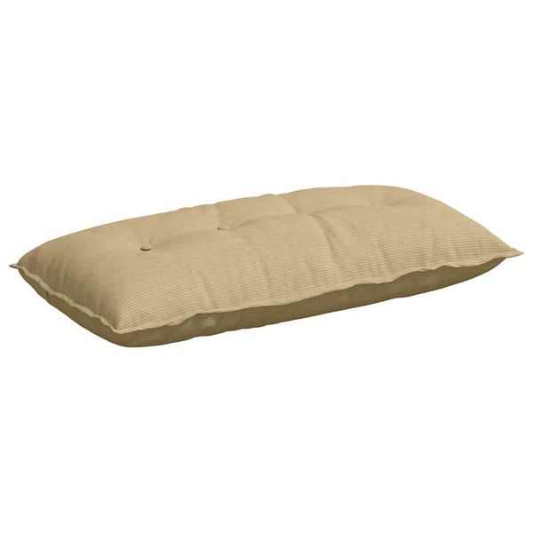 Rückenkissen Cordstoff Grau-Grün 100x50cm