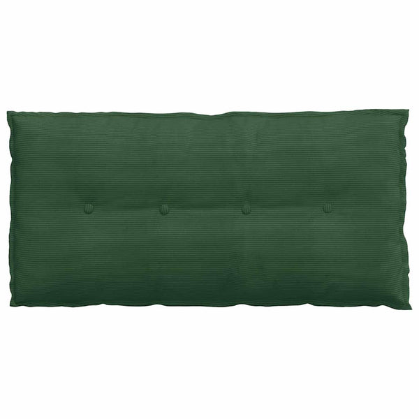 Rückenkissen Dschungelgrün Cord 100x50cm