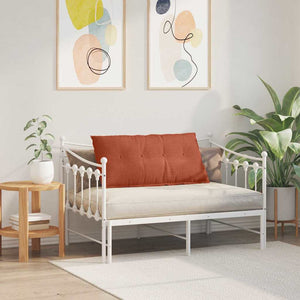 Rückenkissen Cordstoff Rot-Orange 100x50cm